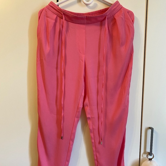 Zara Pink Ankle Pants SIZE S - Picture 1 of 6